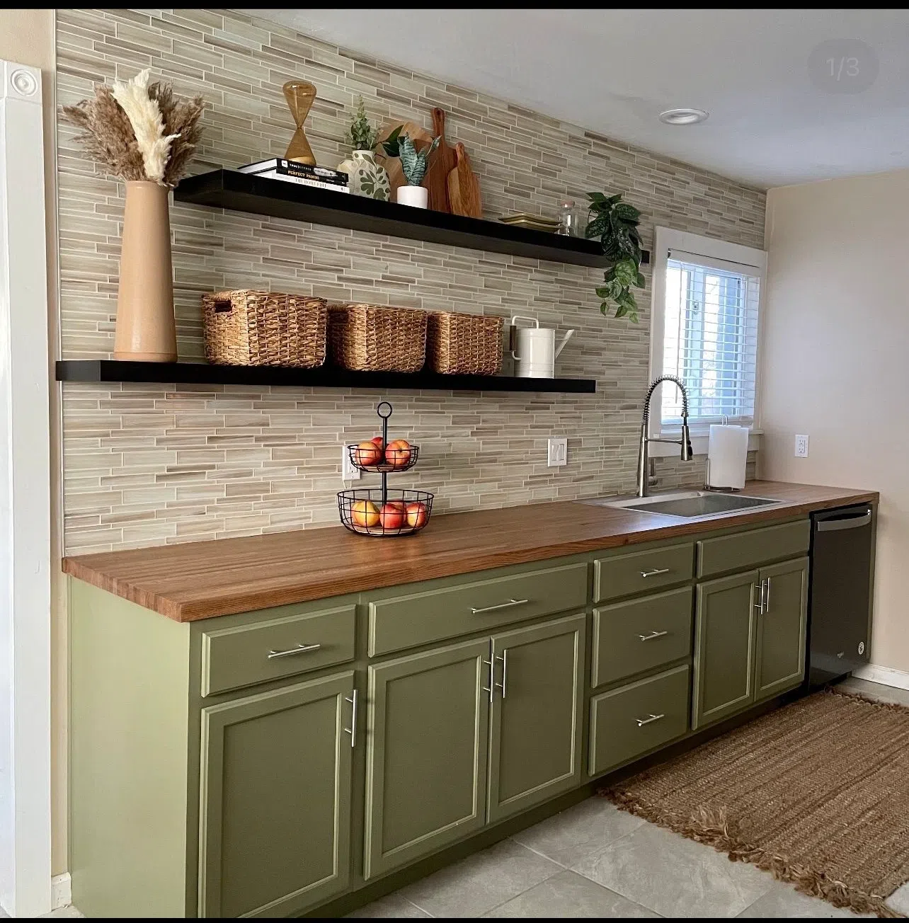 green cabinet